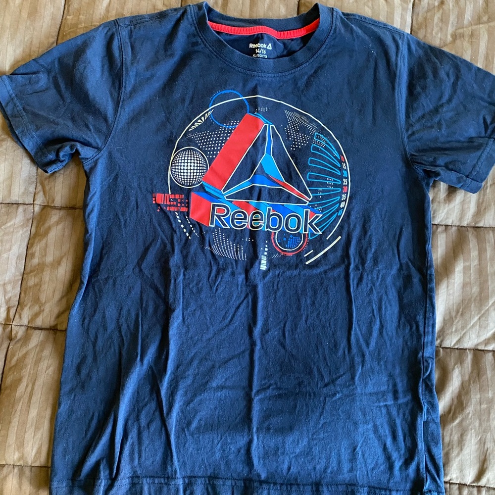 Reebok Blue Graphic T-Shirt